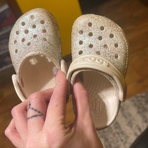 Baby glitter crocs!